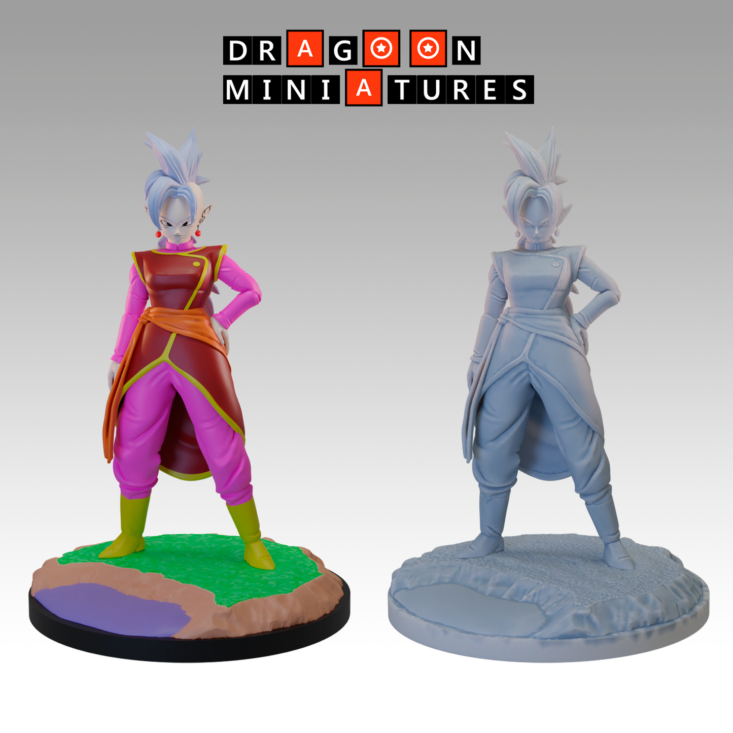 2024.04 Janemba X Tapion Movies: Resin 3D Printed Miniatures Set - Gogeta, Janemba, North Kai, Pikkon, Saiyaman 2, South Kai, Supreme Kai, Tapion, West Kai - Dragoon Miniatures